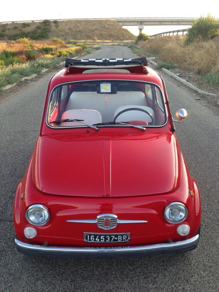1970 Fiat 500 110F L Luxury Red