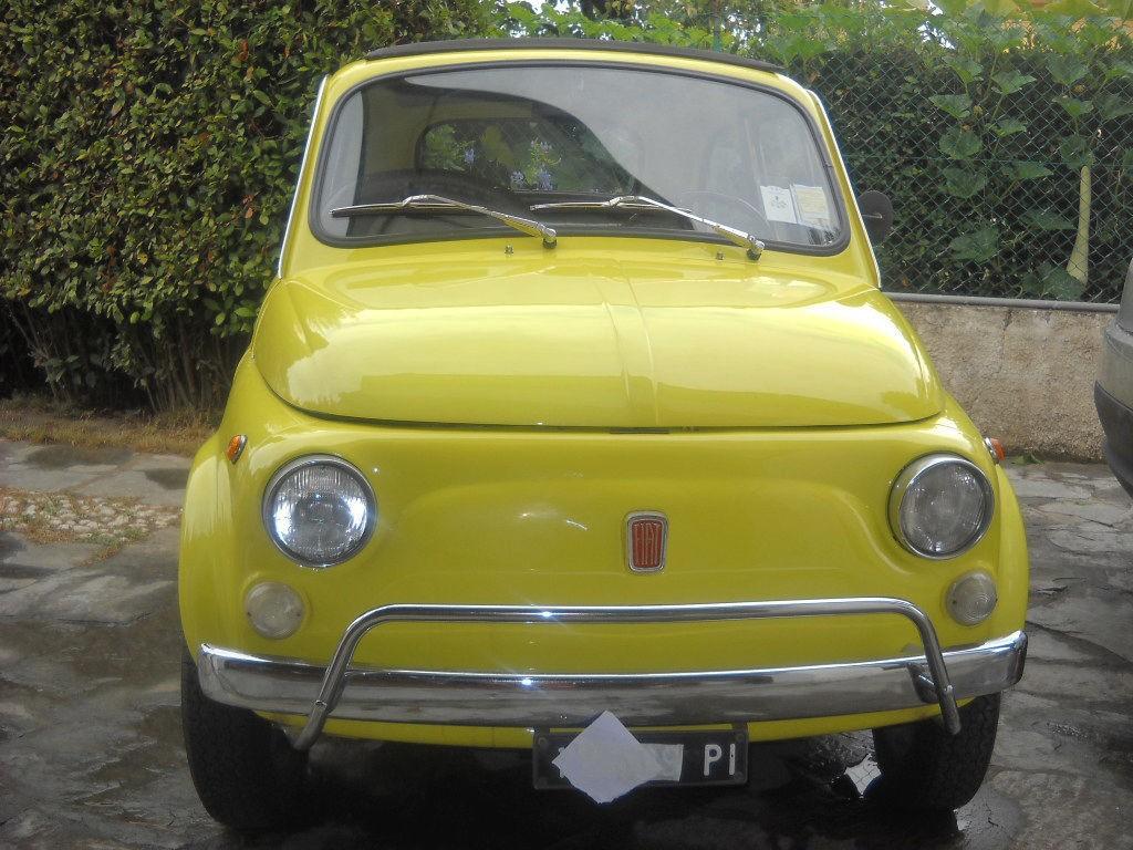1971 Fiat 500 Model L Luxury Yellow