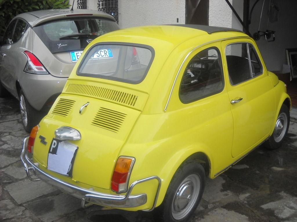 1971 Fiat 500 Model L Luxury Yellow