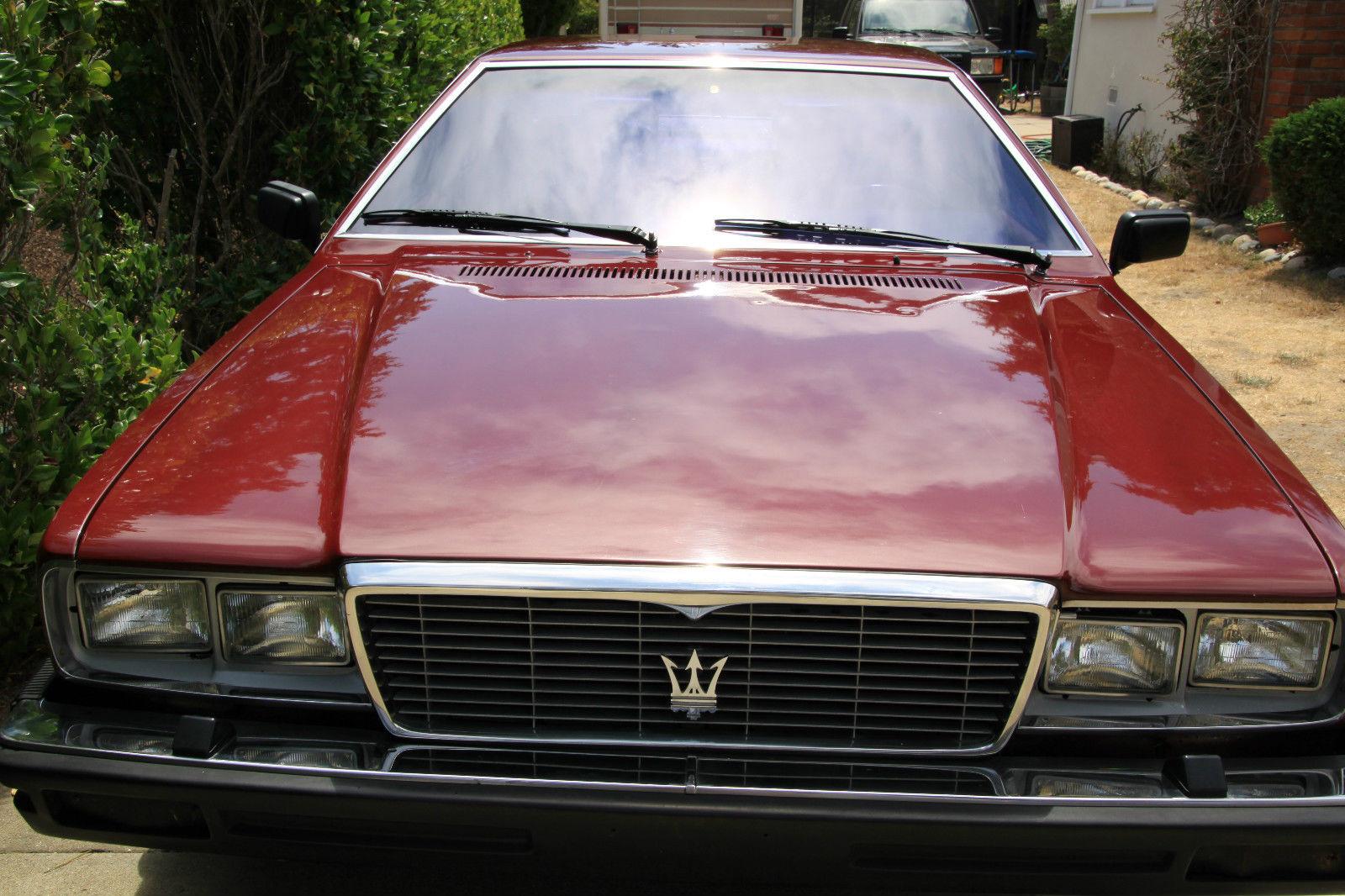 1982 Maserati Quattroporte III Hybrid Super Charged Fuel ...