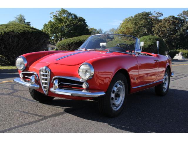 1960 Alfa Romeo Spider Giulietta Spider 1300