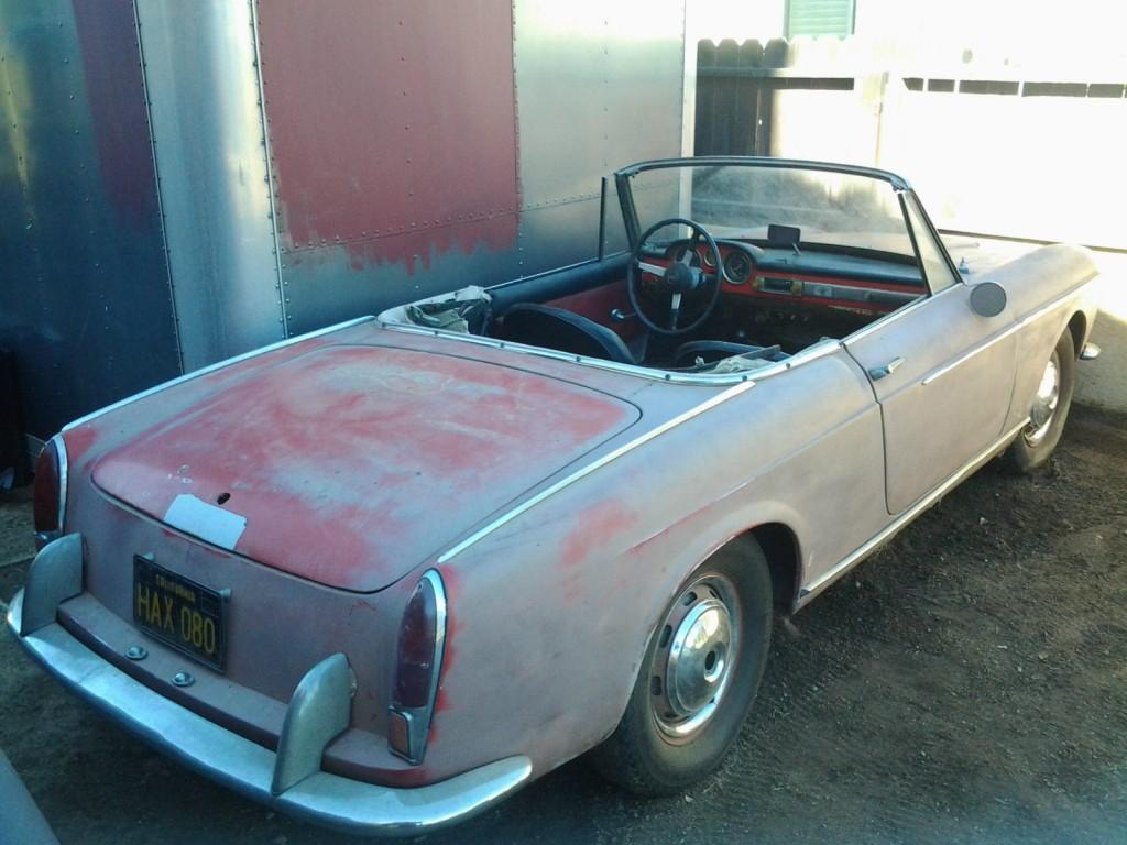 1962 Fiat 1200 Vetture Speciali Spider