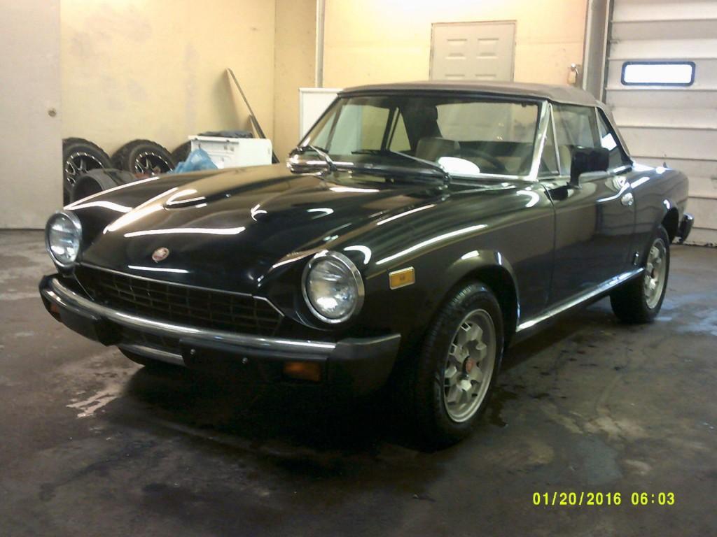 1982 Fiat 124 Spider Convertible 2.0L