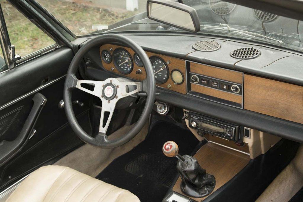 1980 Fiat Spider 2000 in Black/Very Dark Brown