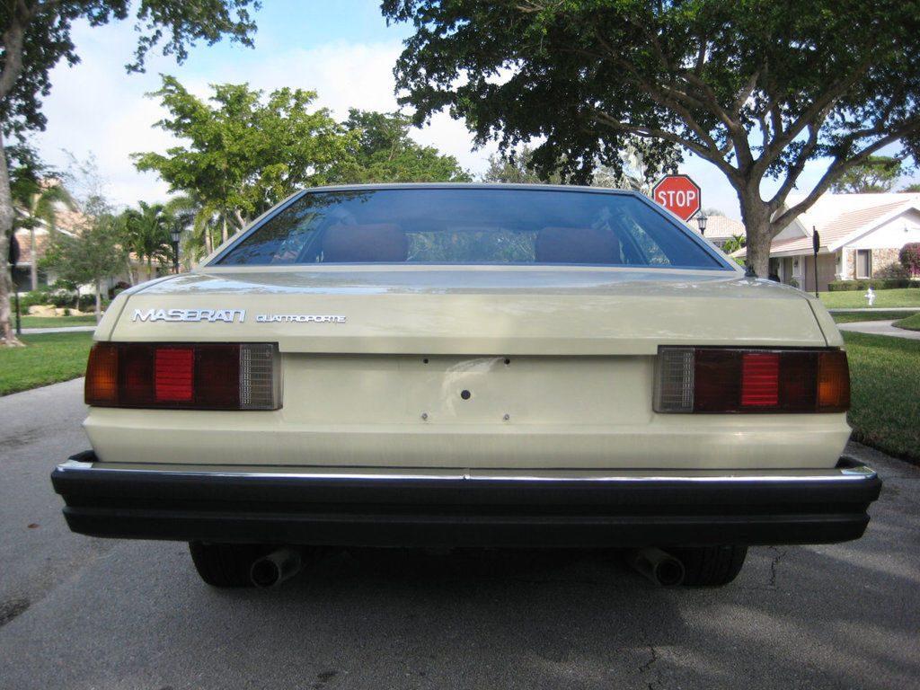 VERY RARE Classic Vehicle – 1982 Maserati Quattroporte