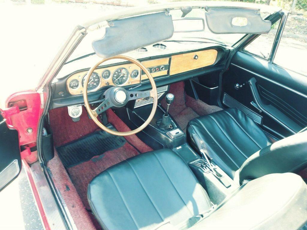 1969 Fiat 124 Spider – Original 5 Speed manual