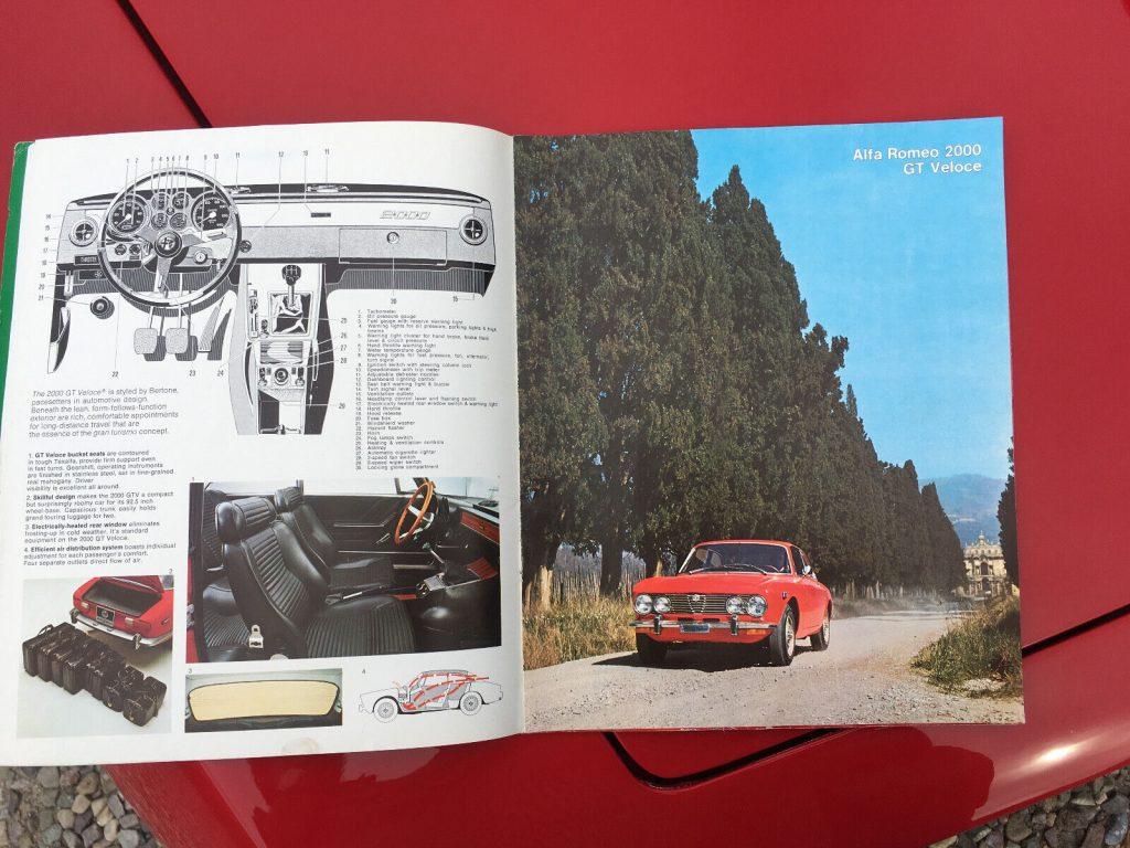 1973 Alfa Romeo GTV 2000 (gran Tourismo Veloce) 105 Sereis Sport Coupe