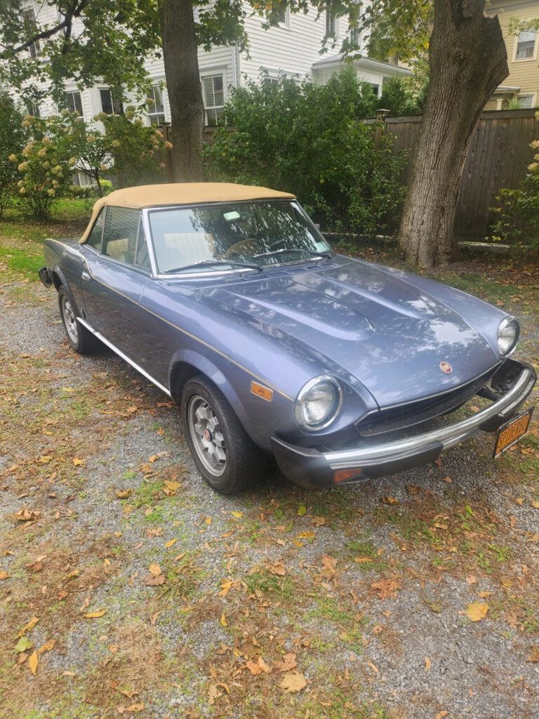 1982 Fiat 124 Spider Convertible
