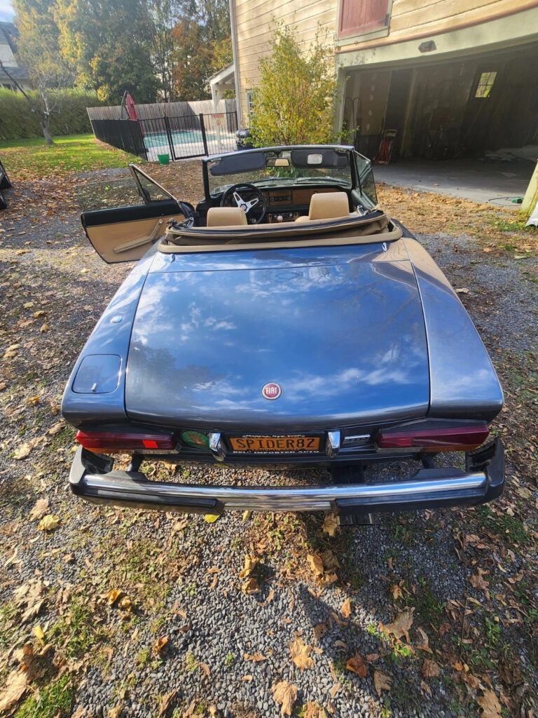 1982 Fiat 124 Spider Convertible